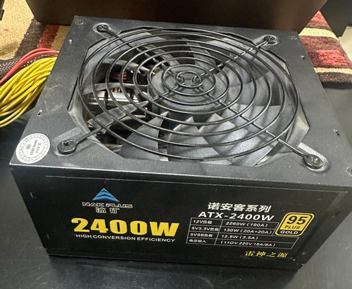 Fuente De Alimentación Para Pc 2400w Atx-2400w Eficiencia 95