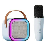 Kit Parlante Y Micrófono Karaoke Para Niños Bluetooth K12 