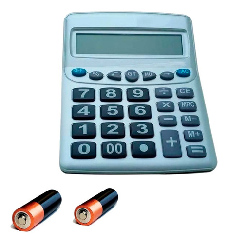 Calculadora Grande De Mesa De Porcentagem Tecla Visor Brinde