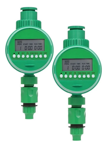 Pack X2 Programador De Riego Automatico Timer Riego Goteros