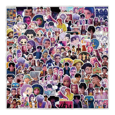 104 Stickers K Pop Demon Hunters Pegatinas Decoración Fiesta Multicolor | Meses sin interés
