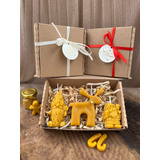 Velas Navideñas Decorativas - Regalo Para Navidad - Gift Box