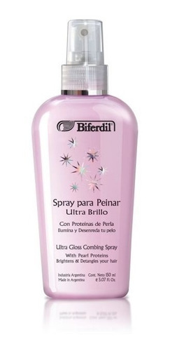 Biferdil Spray Peinar Ultra Brillo Proteínas De Perla 150 Ml