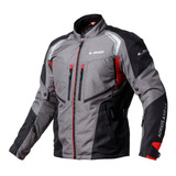 Campera Moto Cordura Ls2 Gallant Gris Protecciones