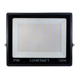 Reflector 150w Ip66 Negro Luz Fría 6500k 110v~265v Exterior