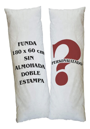 Dakimakura Personalizada 180 X 60 Funda Para Almohada Anime