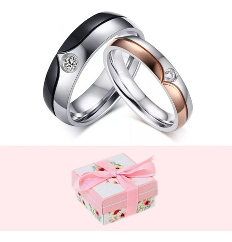 Anillos De Promesa Dulce Amor + Cajita De Regalo