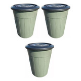 Bote De Basura Grande Reforzado 100 L, 3 Pack