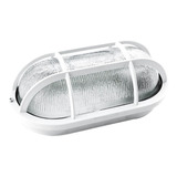 Lampara Tortuga Pvc Ovalada Vidrio Blanca