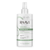 Loção Tônica Adstringente Facial Clean Skin Raavi 500ml 