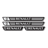 Embellecedores De Estribos Interior Autos Renault Negro 