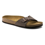 Sandalia Birkenstock Madrid Nubuck Mocha