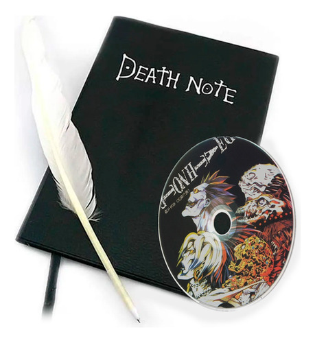 Death Note Libreta + Pluma + Cd Ost Live Action Serie Anime