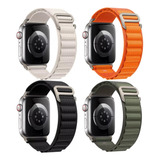 4pz Correa Para Apple Watch Ultra Tela Alpin Serie 8/7/6/5/4