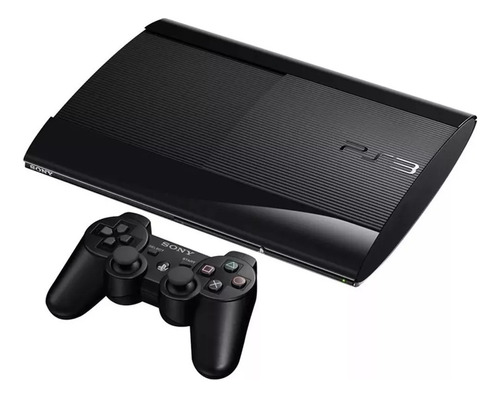 Ps3 Sony Playstation 3 Super Slim 250gb Standard Cor  Charcoal Black