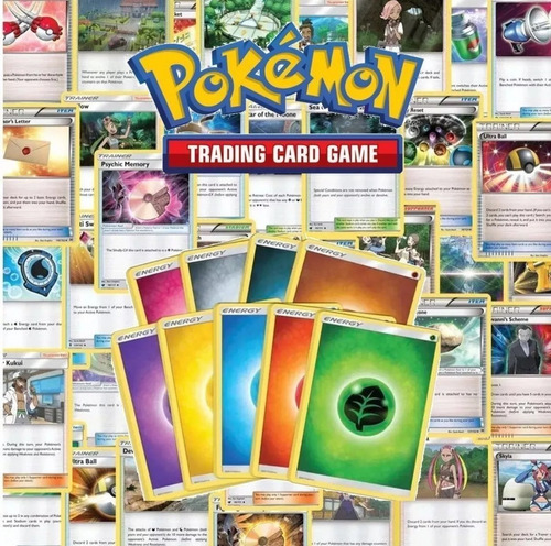 Cartas Pokémon: Kit 20 Treinadores + 27 Energias + Brindes