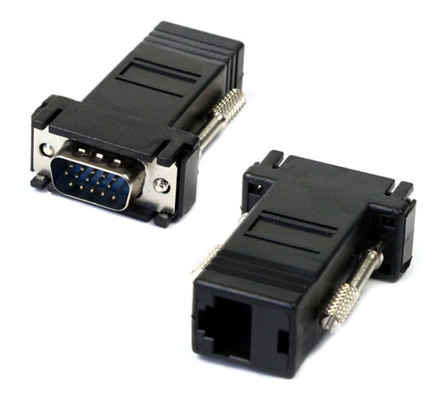 Adaptador Extensor Vga Macho A Rj45 Hembra, Vga Ethernet 