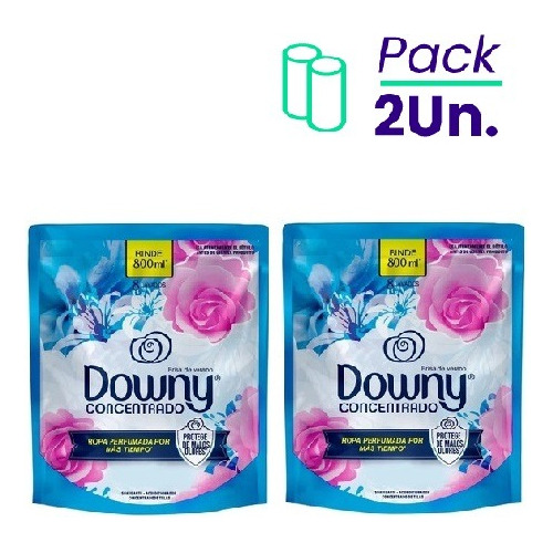 Suavizante Para Ropa Concentrado Downy 200ml Pack X2