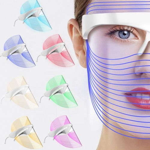 Marcara Facial Led Terapia De Fotones Anti Acne 3 Colores