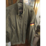 Campera Vintage Verde Militar Deportiva Turística  Unica