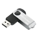 Pendrive Multilaser Twist 16gb 2.0 Preto E Prateado