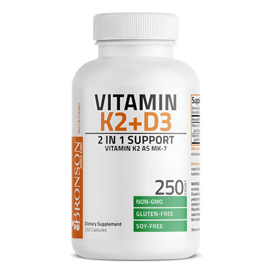 Vitamina K2 90mcg + D3 5000iu 2 En 1 250 Caps Deal Eg D15 Sabor Sin Sabor | MercadoLibre