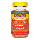 Nature Made Kids First Vitamin C 110 Gummie  Sistema Inmune Sabor Mandarina