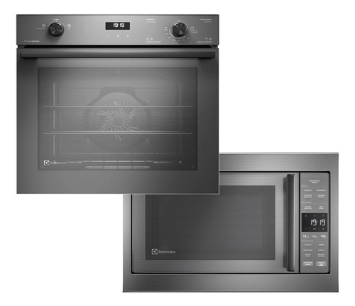 Kit De Cozinha Electrolux Forno A Gás 80l + Microondas 34l