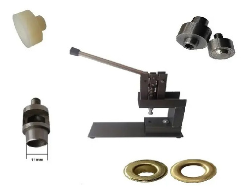 Kit Para Colocar Ojillo Lona 3 Con Máquina Jc05
