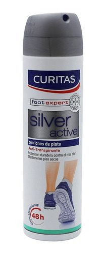 Desodorante Para Pies Curitas Active Silver En Spray 150ml