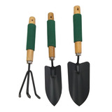 Kit Set  Jardineria Jardin 3 Piezas Rastrillo Pala Neon Onza