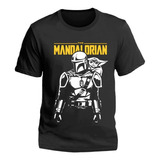 Remera The Mandalorian Baby Yoda Bebé Serie Star Wars