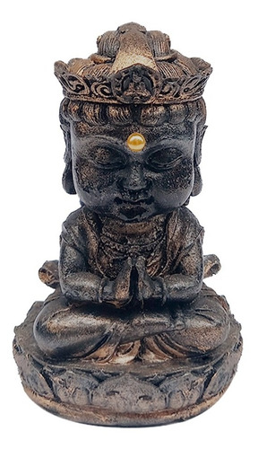 Estátua Buda Baby Hindu Meditando