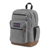 Mochila Jansport Cool Student Grey Letterman Gris 34 L Original