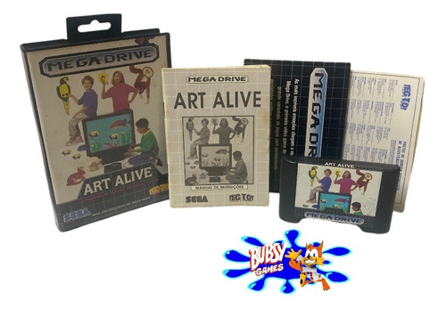 Art Alive Mega Drive Tectoy Na Caixa Serial Batendo 