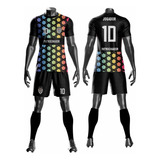 20 Uniforme Futebol Personalizado Camisa Calção E Meião Jogo