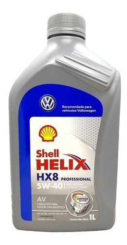 Aceite Sintetico 5w40 Shell Helix Hx8 1 Litro