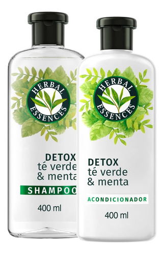  Kit Shampoo Y Acondicionador Té Verde 800ml