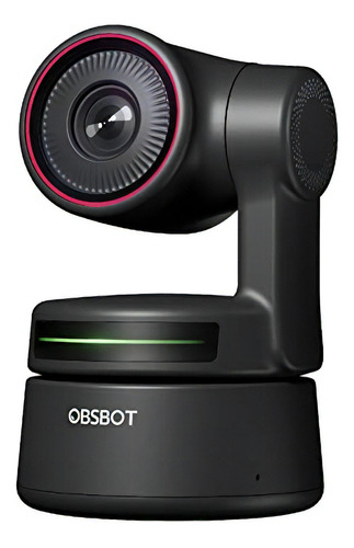 Câmera Ptz Obsbot Tiny 4k - Webcam Auto Tracking Cor Preto