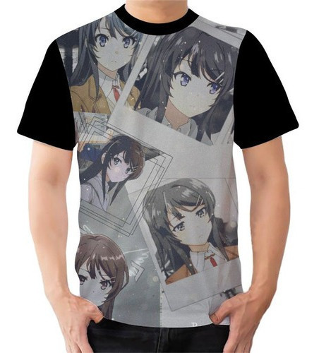 Camiseta Camisa Personalizada Mai Bunny Girl Senpai 8