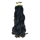 Cabelos Humano Leves Ondas De 60-65 Cm 200 Gr, Pontas Cheias