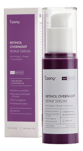 Serum Anti-edad Coony Retinol Overnight Repair 30ml