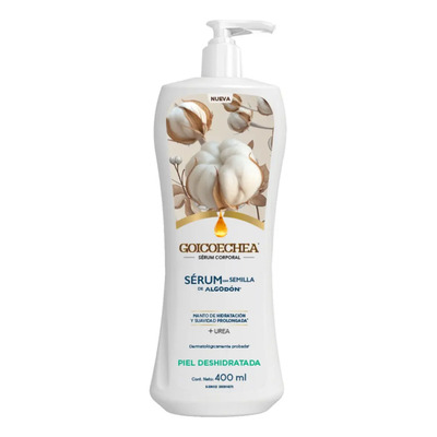 Goicoechea Crema Corporal 400 ml Sérum de Algodón Repara Piel Deshidratada | MercadoLibre