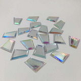 20pcs Trapezoide Ab Color Coser En Cuentas De Espejo Diamant