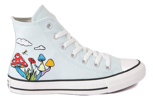 Tenis Converse Mod. 389118 Mushrooms Celeste Unisex / J