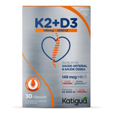 Vitamina K2 +vitamina D3 - 30 Cáspulas Gelatinosas - Katiguá