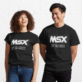 Msx Bios T-shirt  Remera Clásica Retro Videojuegos_va