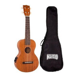 Ukelele Electroacustico Soprano Eq Mahalo Java Con Funda