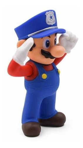 Boneco Super Mario Odyssey Polícia Nintendo