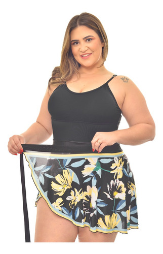 Maio De Vestido 2 Em 1 Do M (42)  Ao 56 - Plus Size